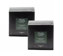 Thé Vert à la Menthe - 40 sachets achetés 10 OFFERTS - DAMMANN FRÈRES