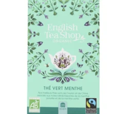 Thé Vert Menthe Bio & Equitable - 20 sachets - FAIRTRADE - ENGLISH TEA SHOP