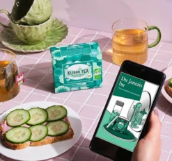 Thé Vert Menthe Concombre Bio - 20 sachets - KUSMI TEA