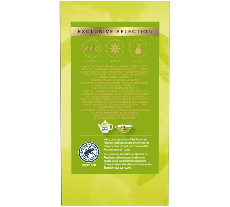 Thé Vert Sencha Exclusive Sélection - 25 sachets - LIPTON