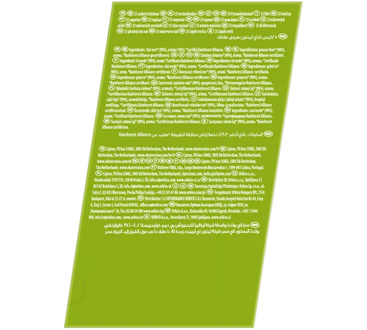 Thé Vert Sencha Exclusive Sélection - 25 sachets - LIPTON