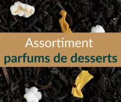 Trois Thés Noirs aux Parfums de Desserts - Vrac 3 x 100 g - DAMMANN FRÈRES
