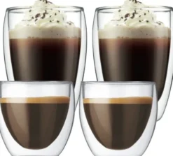 Verres double paroi BODUM - Pavina 2x8cl et 2x35cl
