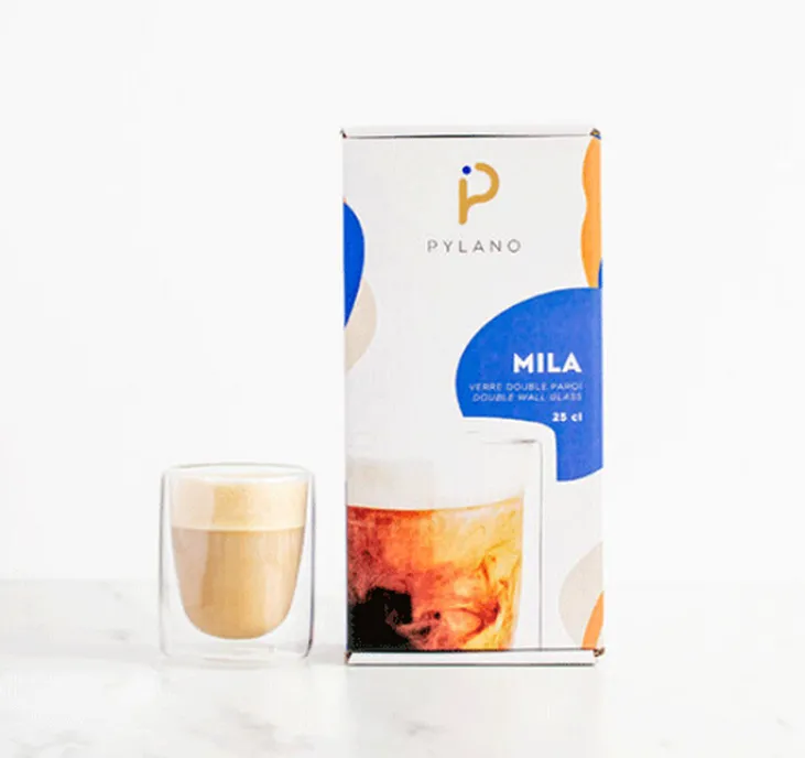 6 Verres double paroi Mila 25 cl - PYLANO
