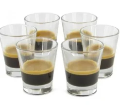 6 verres espresso Caffeino 8.5 cl - Bormioli Rocco
