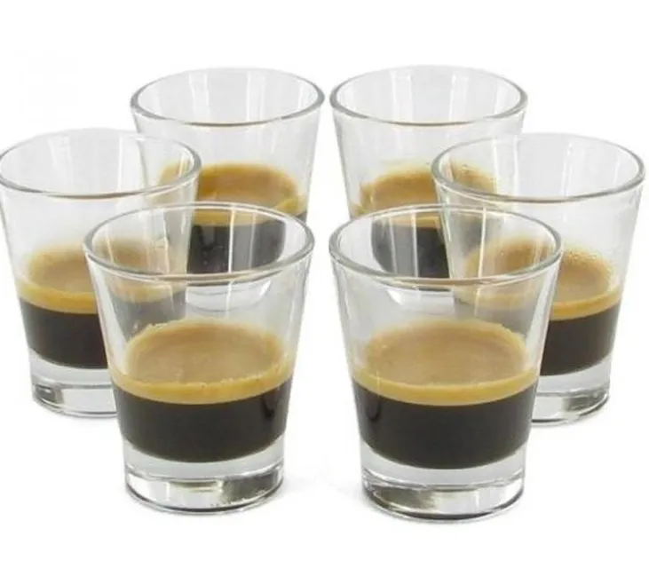 6 verres espresso Caffeino 8.5 cl - Bormioli Rocco