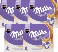 5x8 - dosettes Senseo compatibles Milka chocolat - Senseo