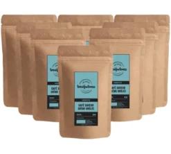 8 x 125 g - Café en grain - Aromatisé saveur Crème brûlée - LES PETITS TORRÉFACTEURS