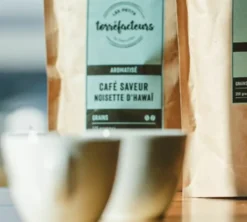 8 x 125 g - Café en grain - Aromatisé saveur Noisette - LES PETITS TORRÉFACTEURS