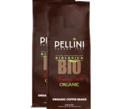 2 x 500 g - Café en grain - Bio - PELLINI