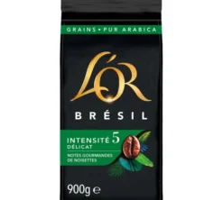 4 x 900 g - Café en grain - Brésil- L'OR