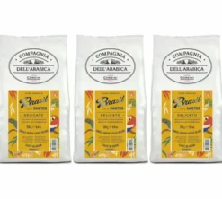 3 x 250 g - Café en grain - Brésil Santos - CORSINI