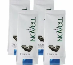 4 x 250 g - Café en grain - Décaféiné 100% Arabica - CAFÉS NOVELL