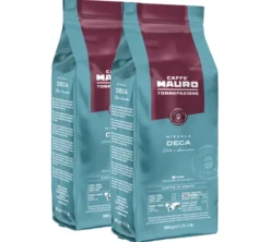 2 x 500 g - Café en grain - Décaféiné - CAFFÈ MAURO