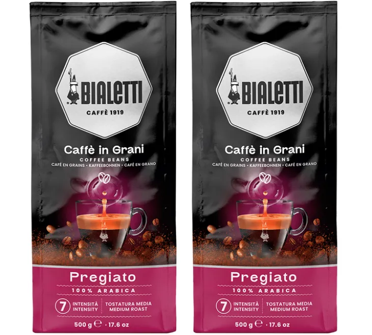 2 x 500 g - Café en grain - Esperto Pregiato - BIALETTI