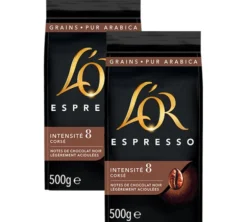 2 x 500 g - Café en grain - Espresso - L'OR