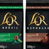 2 x 500 g - Café en grain - Lot Découverte Espresso x Brésil - L'OR