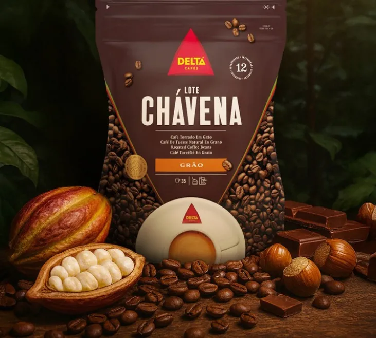 4 x 250 g - Café en grain - Lote Chavena - DELTA CAFÉS