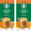 2 x 115 g - Café soluble - Caramel Latte - STARBUCKS