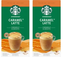 2 x 115 g - Café soluble - Caramel Latte - STARBUCKS