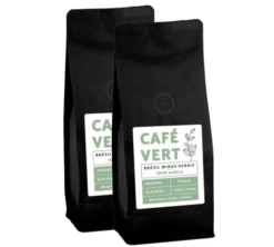 2x500g - Café vert Brésil région Minas Gerais nature