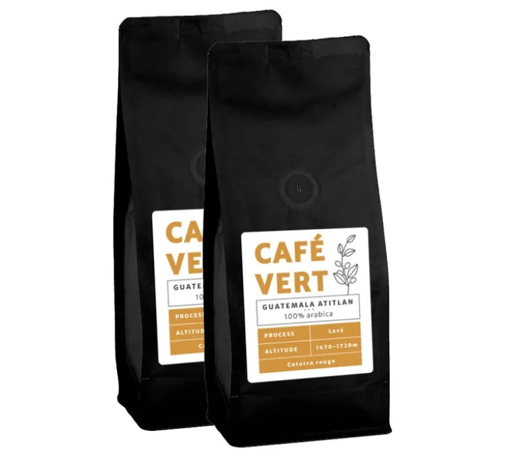2x500g - Café vert Guatemala région Atitlan lavé