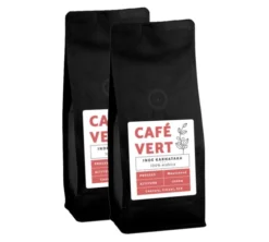 2x250g - Café vert Inde région Karnataka moussonné