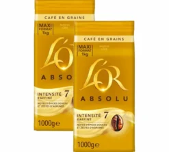 2 x 1 kg- Café en grain - Absolu - L'OR