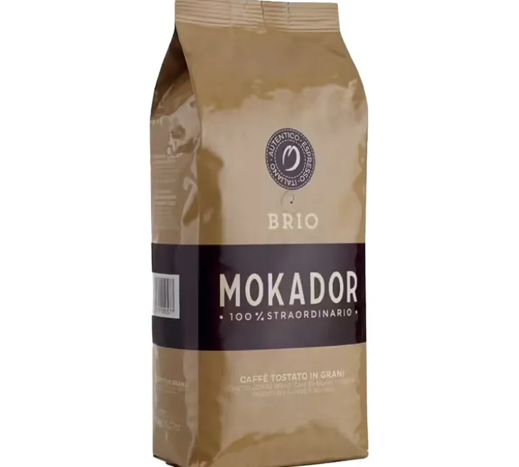 2 x 1 kg - Café en grain - Brio Arabica/Robusta - MOKADOR CASTELLARI