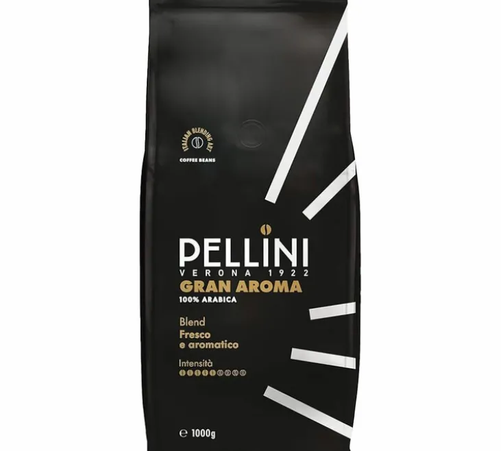 2 x 1 kg - Café en grain - Gran Aroma - PELLINI