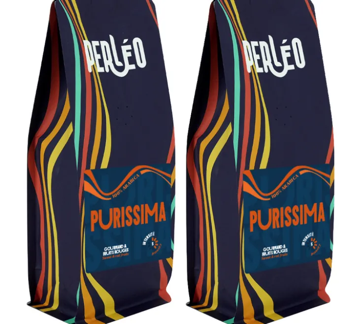 2 x 1 kg - Café en grain - Purissima - PERLÉO