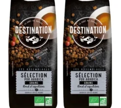 2 x 1 kg - Café en grain - Sélection Pur Arabica Bio - DESTINATION